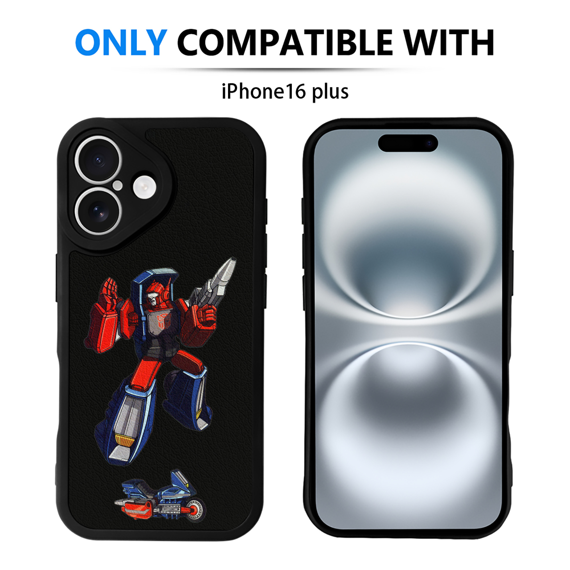（画像用）  【iPhone 16シリーズ対応】シリコンスマホケース（レザー調） 材質：シリコン